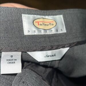 Talbots Charcoal Stretch Trousers